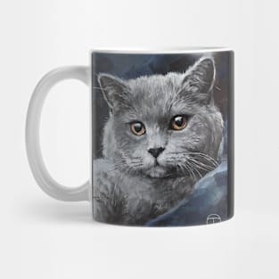 Scottish Straight cat (2023) Mug